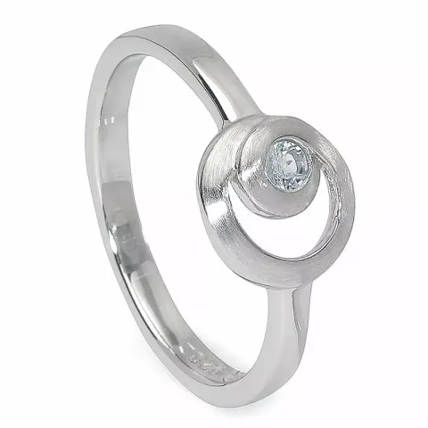 Fingerringar: rund ring i silver