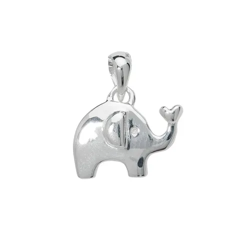 elefant hängen i silver