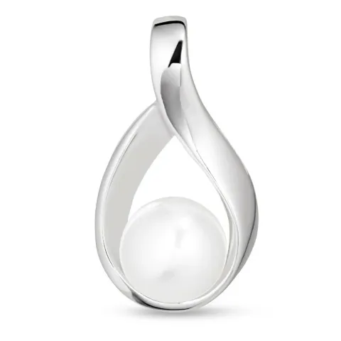 pärla hängen i silver