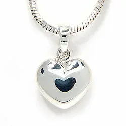 Hjärta hängen i silver