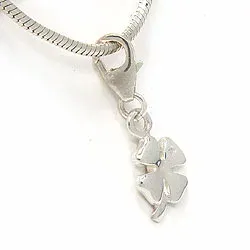Fyrklöver charm i silver 
