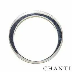 Enkel zirkon ring i silver