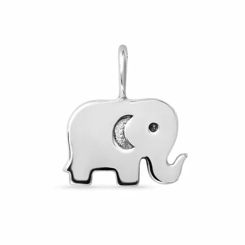 elefant hängen i silver