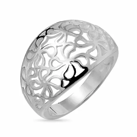 blommor ring i silver