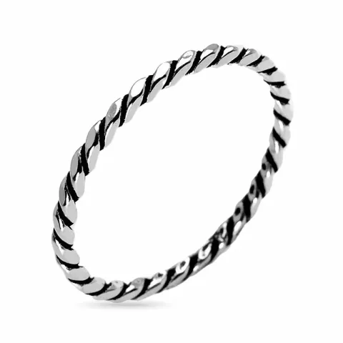 alliancring i oxiderat sterlingsilver