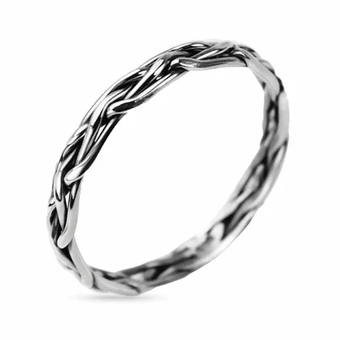 knuta ring i oxiderat sterlingsilver