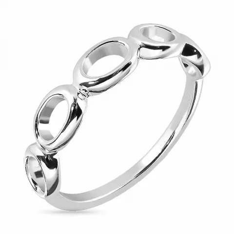 oval ring i silver