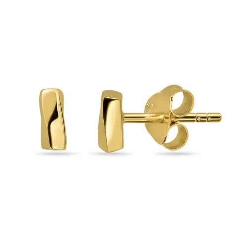 örhängestift i förgyllt silver