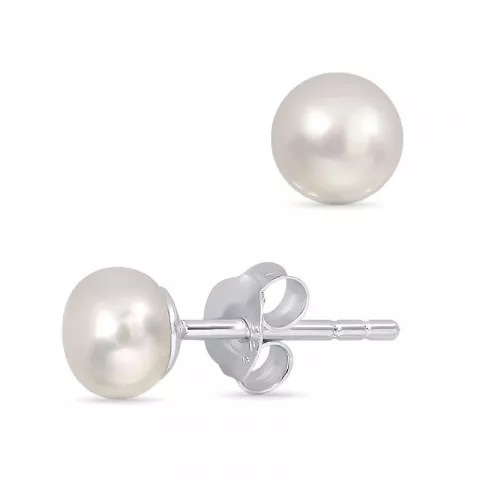 5 mm pärla örhängestift i silver