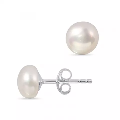 6 mm pärla örhängestift i silver
