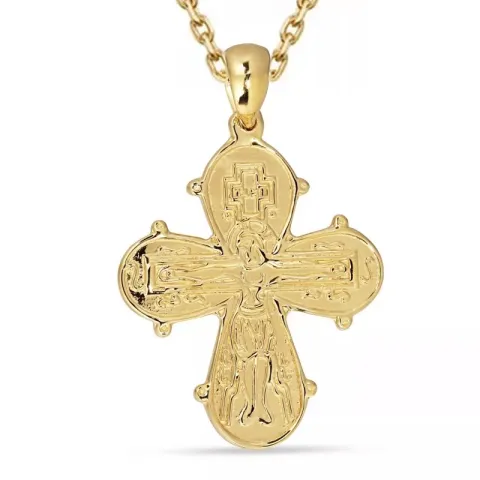 dagmarkors halskedja med berlocker i förgyllt silver