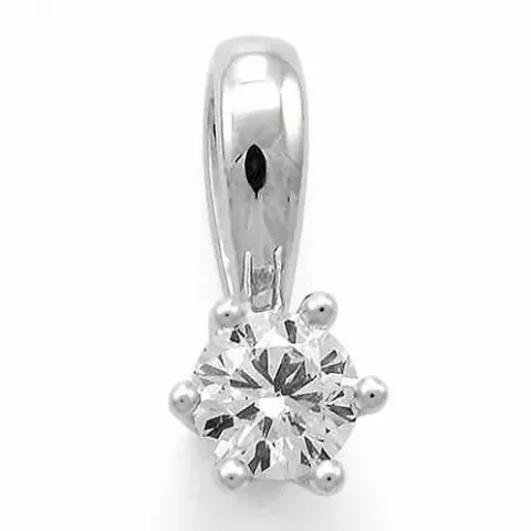 kampajn -  diamant hängen i 14  carat vitguld 0,20 ct
