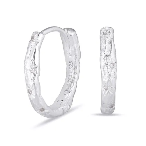 16 x 14 mm creol i silver - Lumé Etched