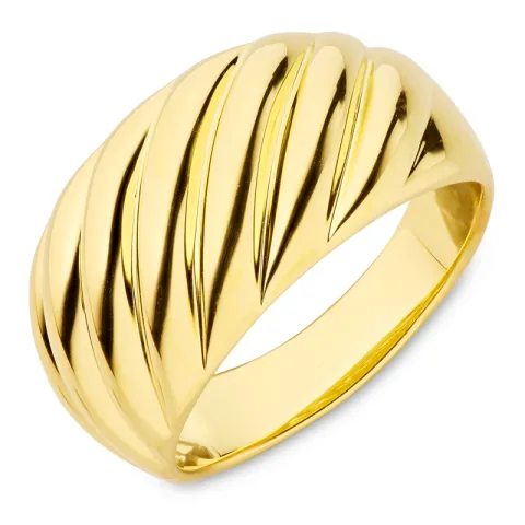ring i förgyllt silver