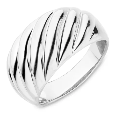 ring i förgyllt silver