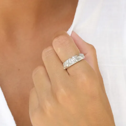 ring i silver - Lumé Etched