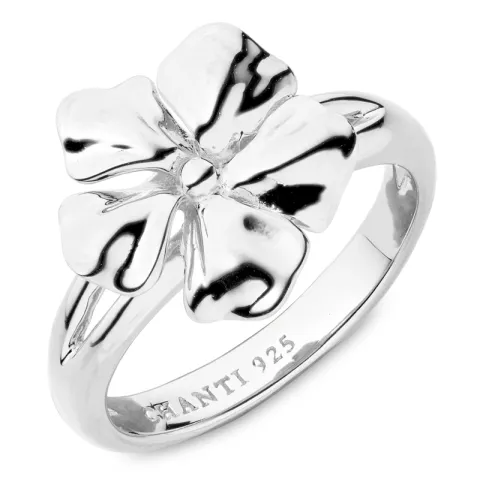 blommor ring i silver