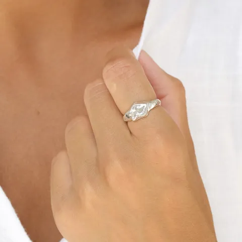 ring i silver - Lumé Etched