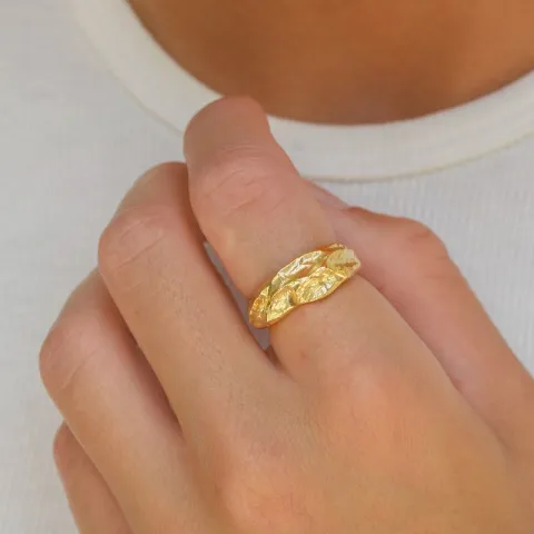 ring i förgylld mässing - Eliné