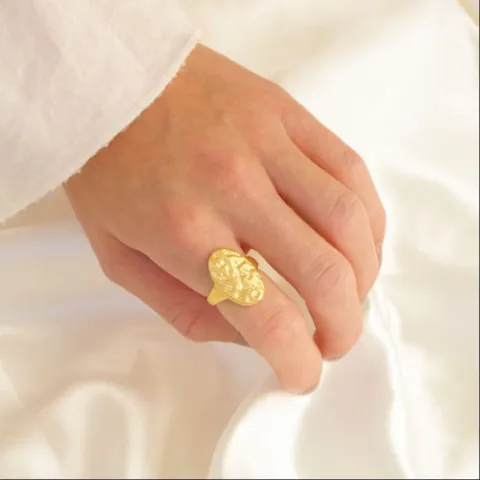 ring i förgylld mässing - Eliné