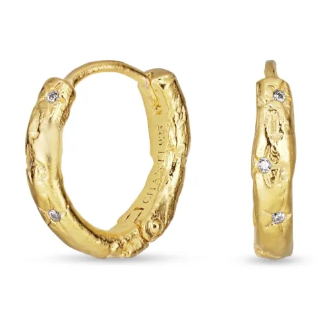 zirkon creol i förgylld mässing - Eliné