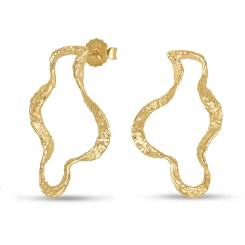 örhängen i förgylld mässing - Eliné