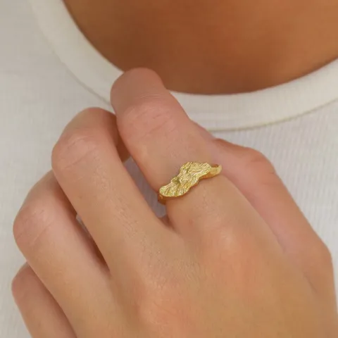 ring i förgylld mässing - Eliné
