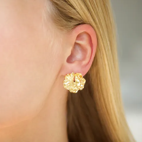 örhängen i förgylld mässing - Eliné