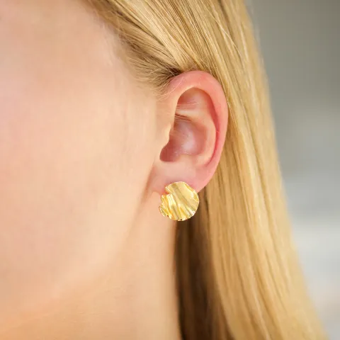 örhängen i förgylld mässing - Eliné