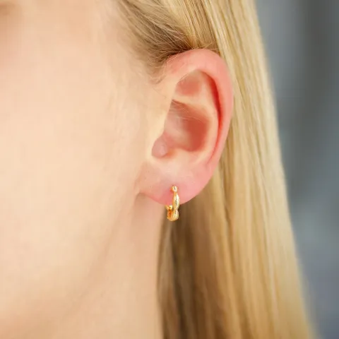 12 mm creol i förgylld mässing - Eliné