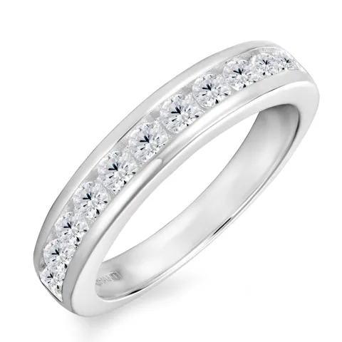 zirkon ring i silver