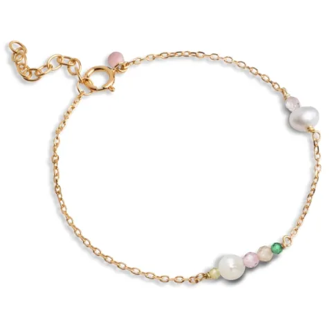 Enamel Sofia multifärgade armband i förgyllt silver