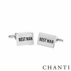 Best man manschettknappar i Rostfritt stål