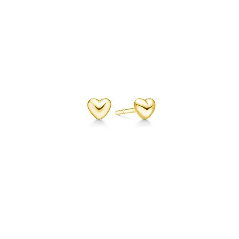 ID Fine IDS010GD Amour örhängen i förgyllt silver