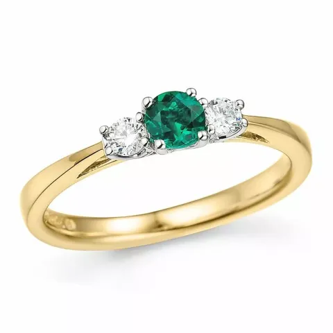Kollektionsprov i 14 karat guld- och vitguld 0,132 ct 0,22 ct
