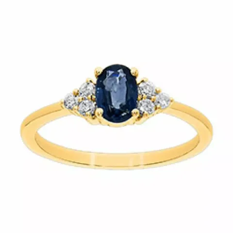 Kollektionsprov i 14 karat guld 0,57 ct 0,13 ct
