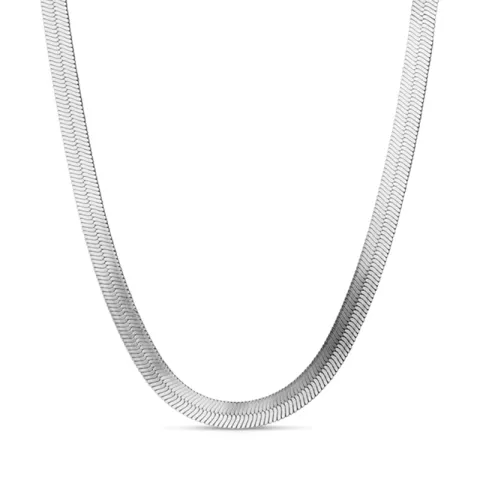 Enamel Carla halsband i silver