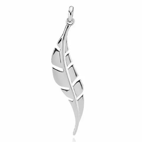 stort Izabel Camille Flawless blad hängen i silver