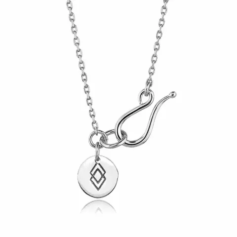 Blank Izabel Camille halsband i silver