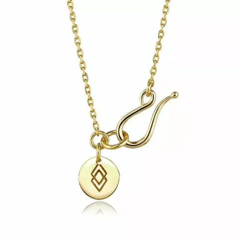 Izabel Camille halsband i förgyllt silver