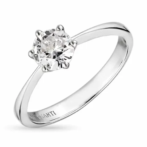 Kollektionsprov zirkon ring i silver