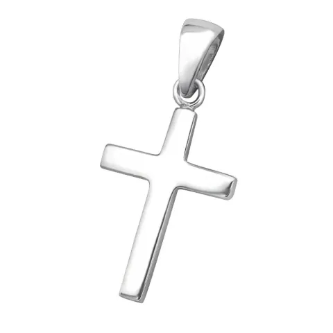 Kollektionsprov kors hängen i silver