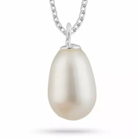 Kollektionsprov pärla halsband i silver med hängen i silver