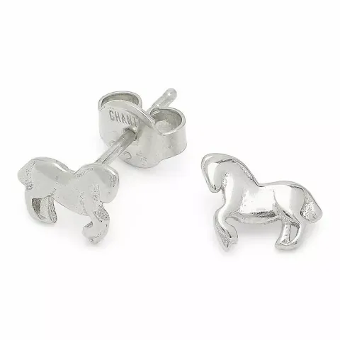 Kollektionsprov hästar örhängestift i silver