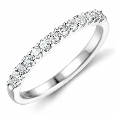 Kollektionsprov diamant alliancring i 14  karat vitguld 0,25 ct