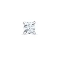 Kollektionsprov 1/2 par briljant solitäreörhängestift i 14 karat vitguld med diamant