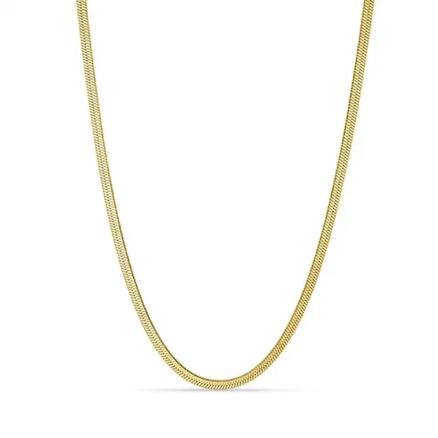Kollektionsprov halsband i förgyllt stål 45 + 5 cm x 3 mm  - OCEANA