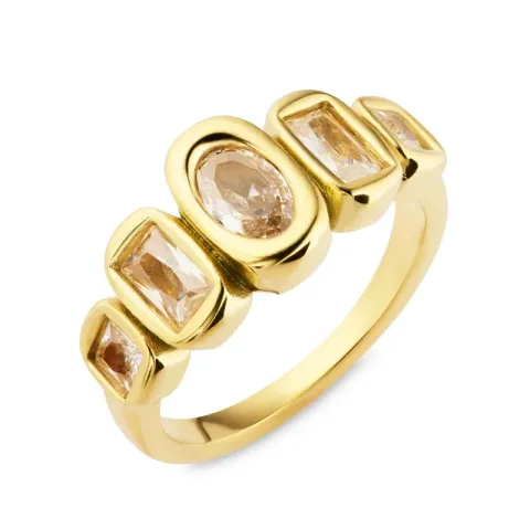 Kollektionsprov ring i förgyllt stål - OCEANA