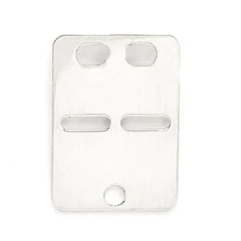 Kollektionsprov ID bricka i silver