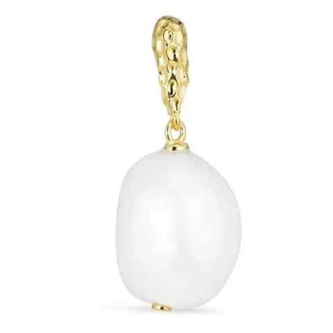 Kollektionsprov pärla hängen i förgyllt silver